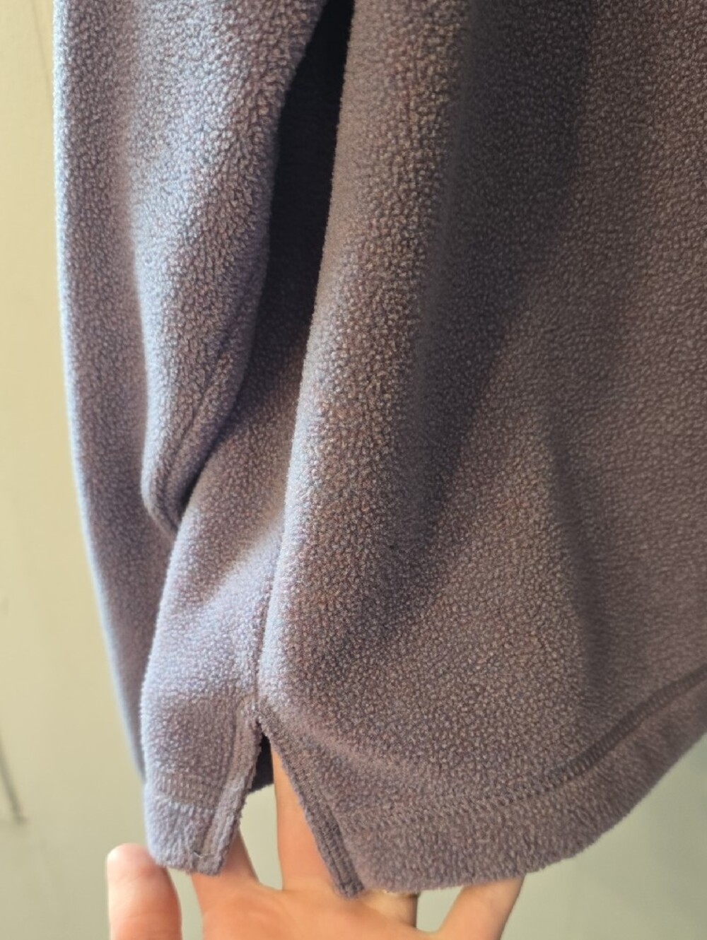 Vintage Talbots purple fleece button-up jacket - Picture 5 of 10